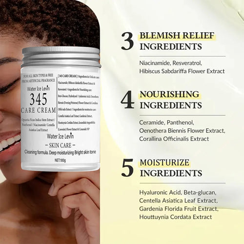 "Crema Calmante 345 – Hidratación Profunda con Niacinamida"