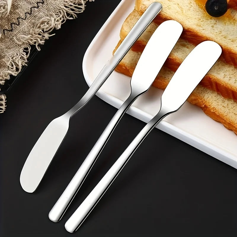 Set de 2 Cuchillos Untadores de Mantequilla – Acero Inoxidable 🧈🔪