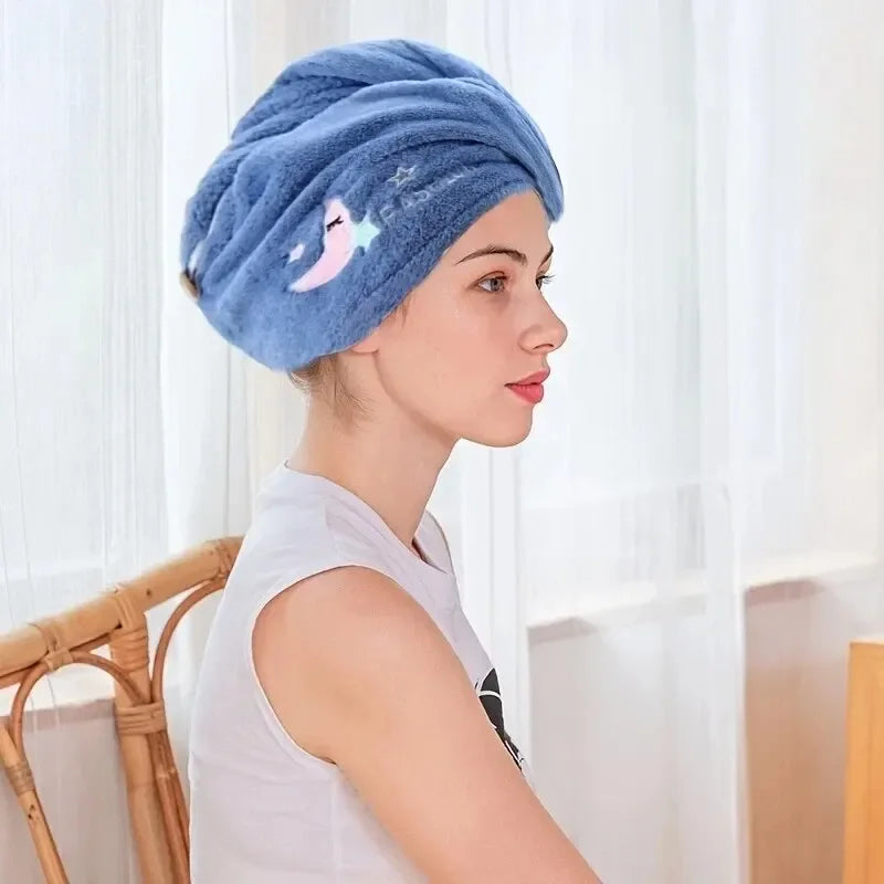 Turbante Absorbente Anti-Frizz para Cabello