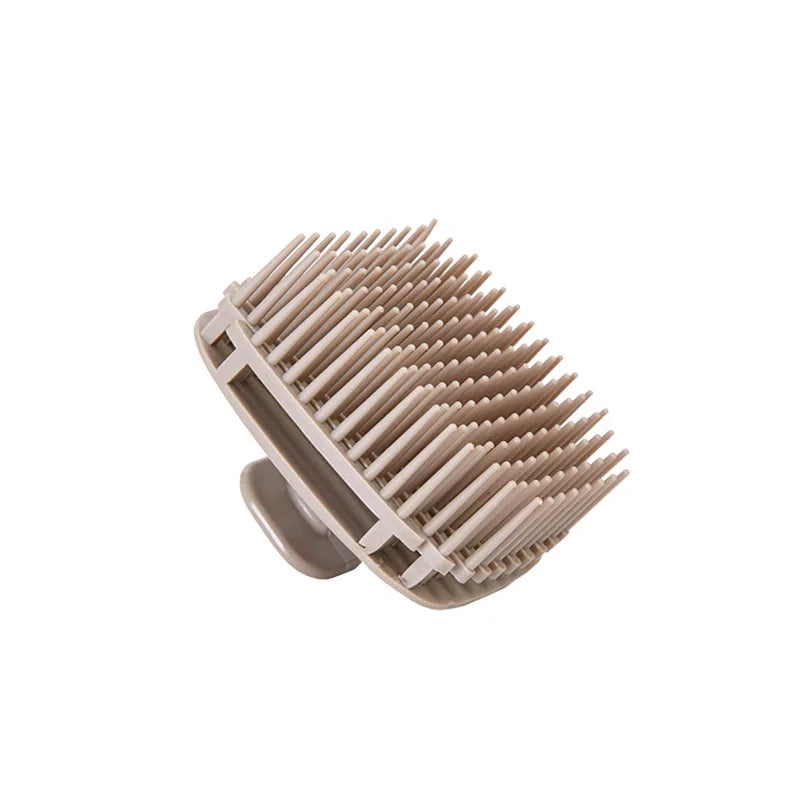Cepillo Cuadrado de Silicona para Shampoo – Masaje de Cuero Cabelludo