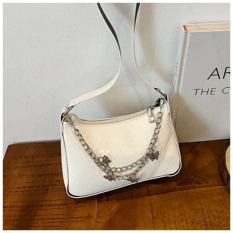Bolso Nocturna con Cadenas Y mariposas.