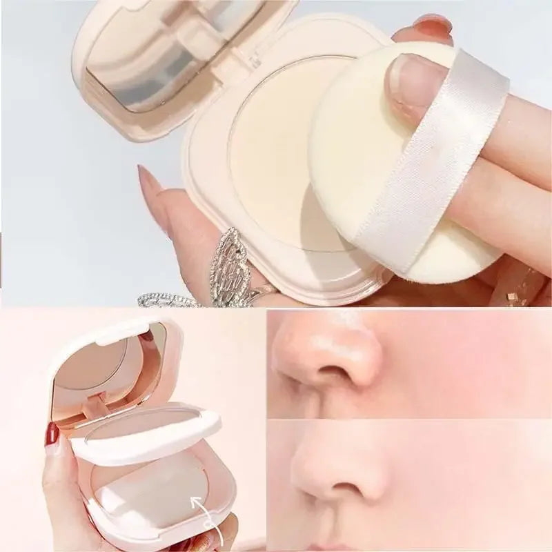 Polvo Compacto Setting Powder con Espejo – Control de Grasa y Piel Luminosa