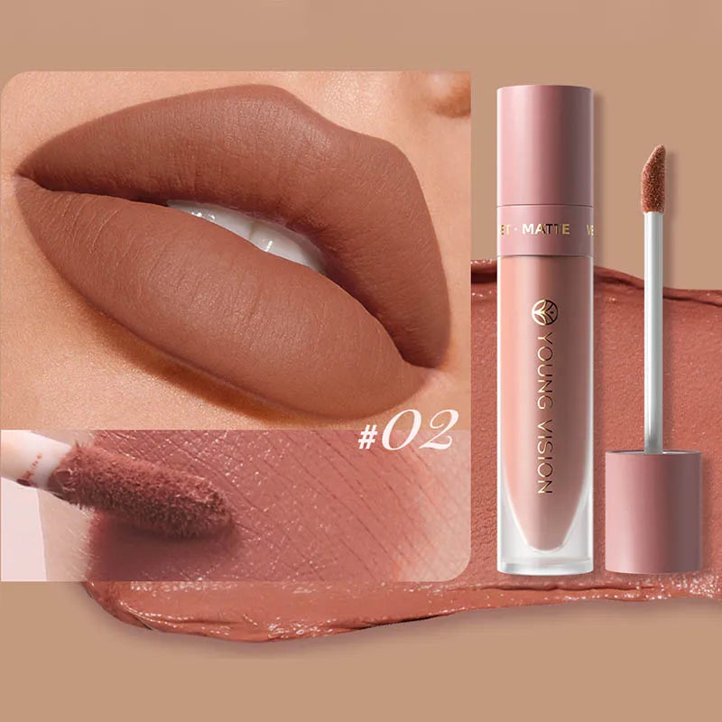 Labial Líquido Mate DUNUF 8 Colores.