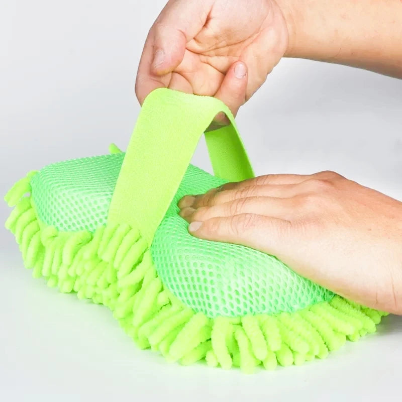 Guante Esponja Microfibra para Lavado de Auto