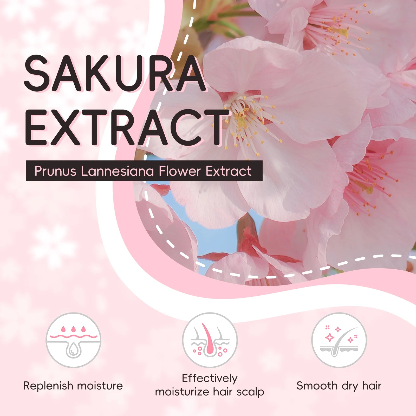 "Shampoo Sakura Reparador Anti-Frizz"