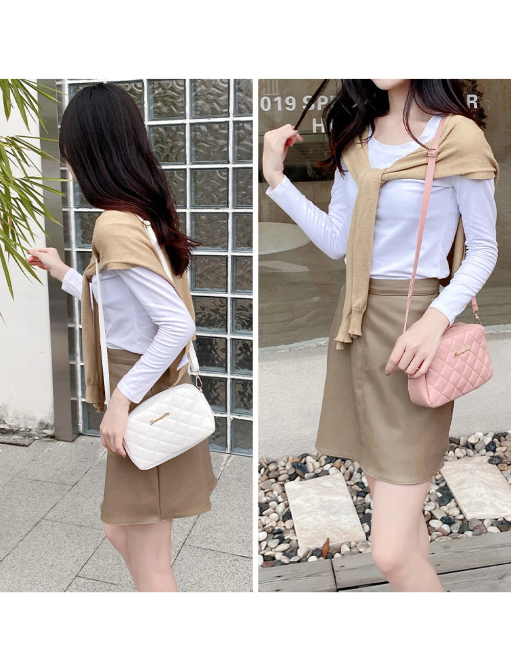Bolso Acolchado Mini Crossbody