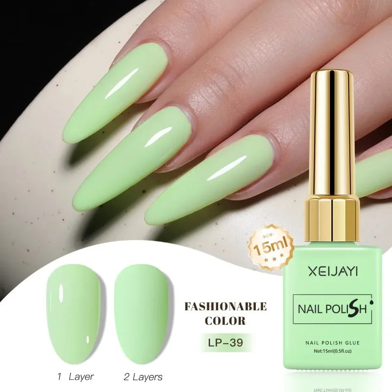 Esmalte Gel Semipermanente Multicolor – Efecto Hielo/Transparente.