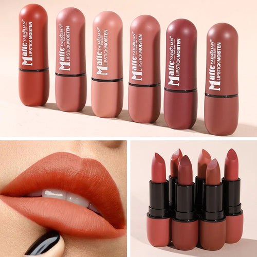Matte Lipstick 6 Ultra-Soft Colors