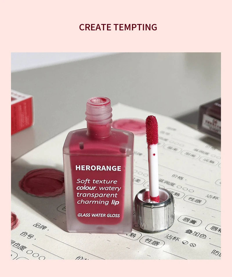 Lip Lacquer Efecto Cristal HERORANGE.