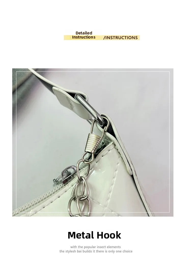Bolso Nocturna con Cadenas Y mariposas.