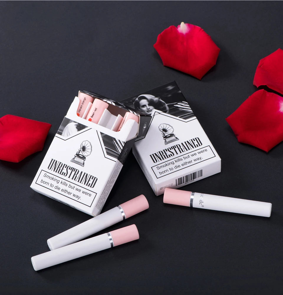 Set de 4 Labiales Mate Larga Duración – Resistente al Agua