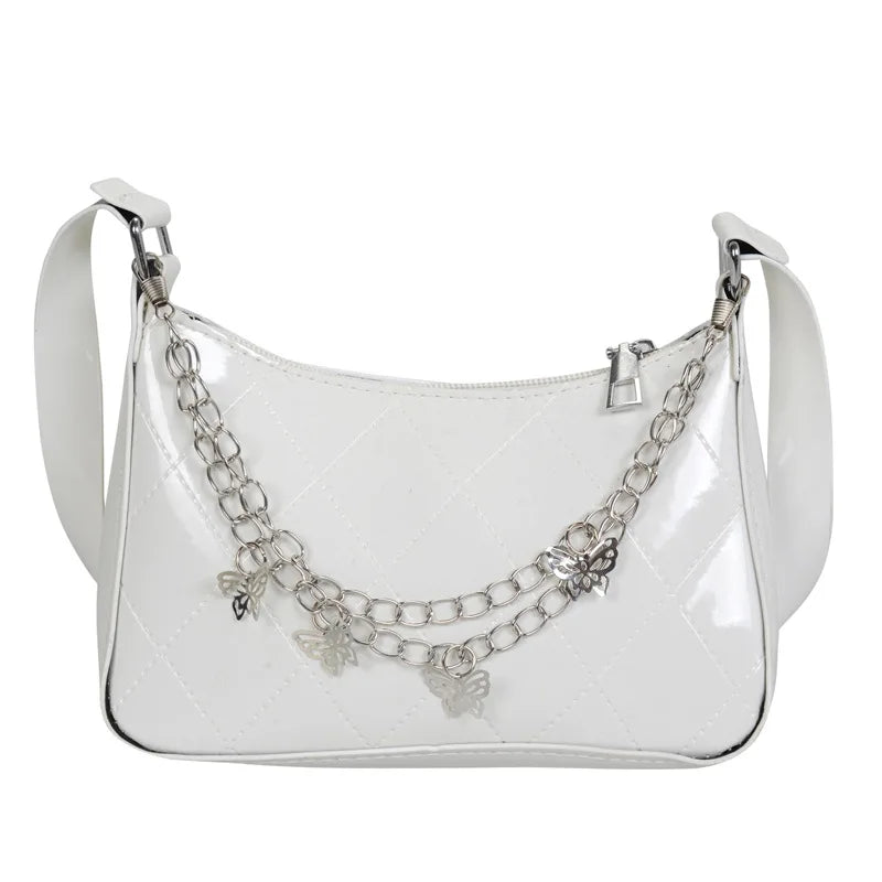 Bolso Nocturna con Cadenas Y mariposas.
