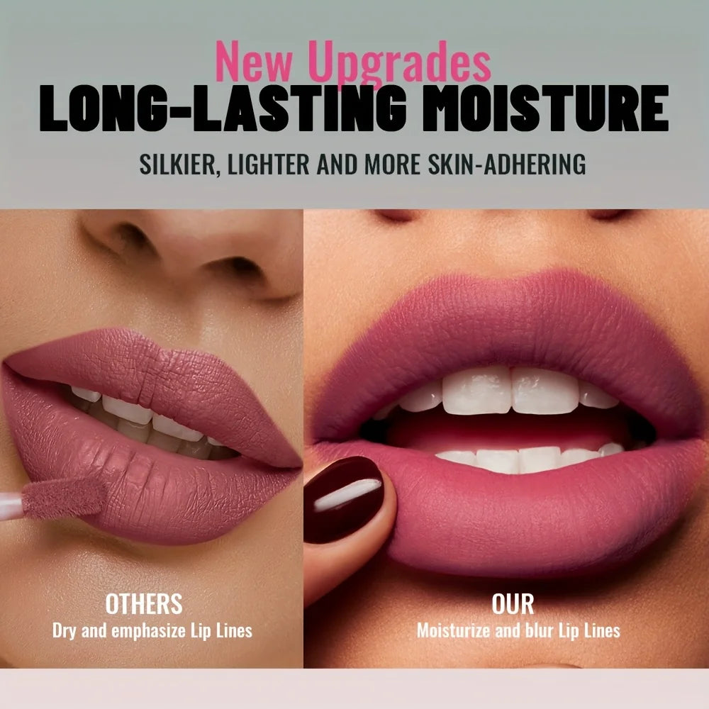 Labial Líquido Mate Velvet – Larga Duración, Alta Pigmentación