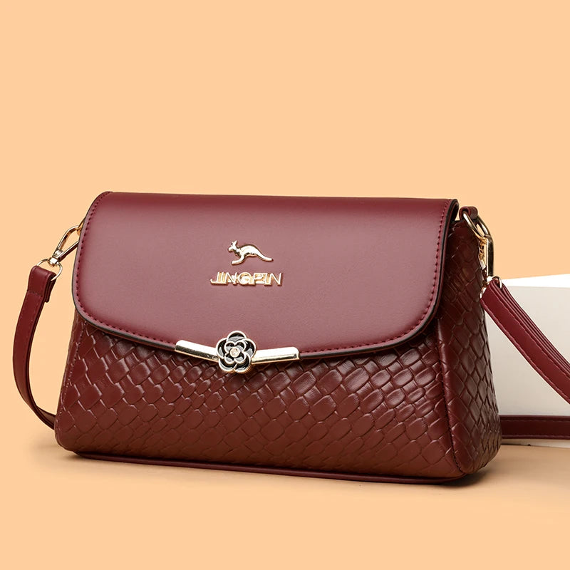 Bolso Retro Solapa Tejido