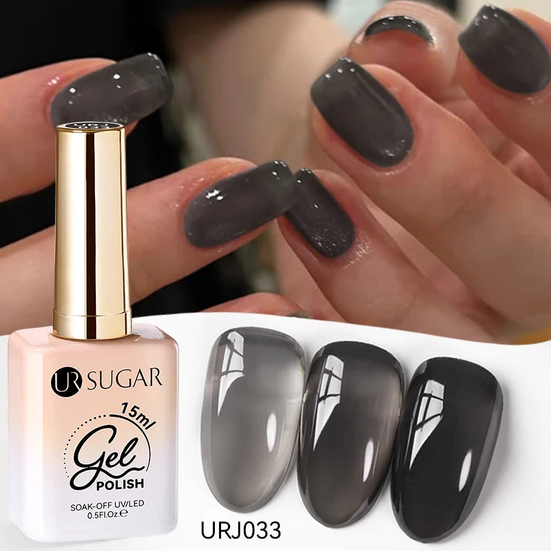 Esmalte Gel Semipermanente Jelly Nude — Set de Colores Nude