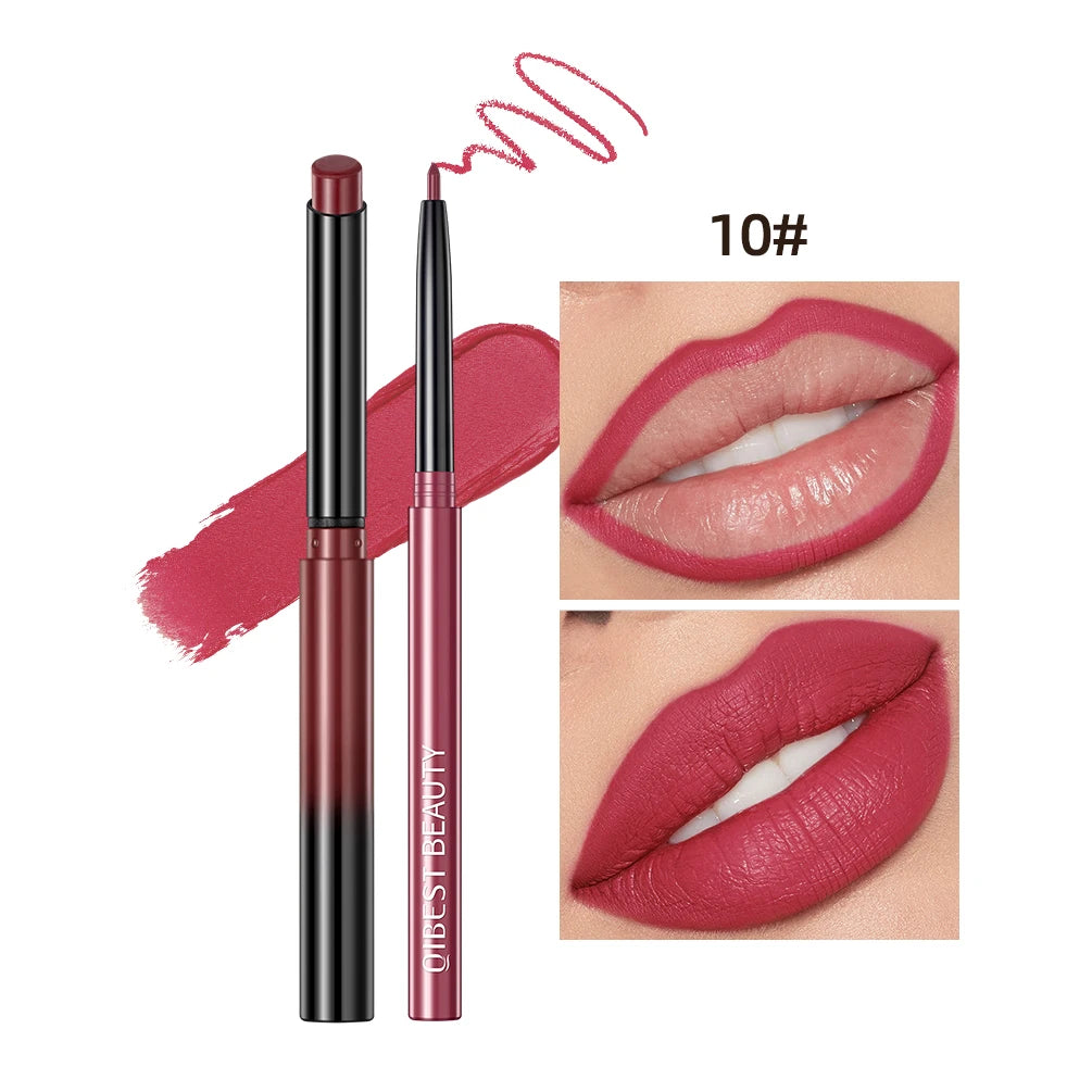 Set Lipliner + Labial Mate Nude QIBEST.