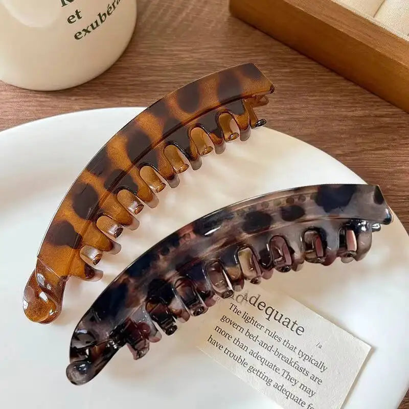 Broches Clip Grande para Cabello – Diseño Animal Print