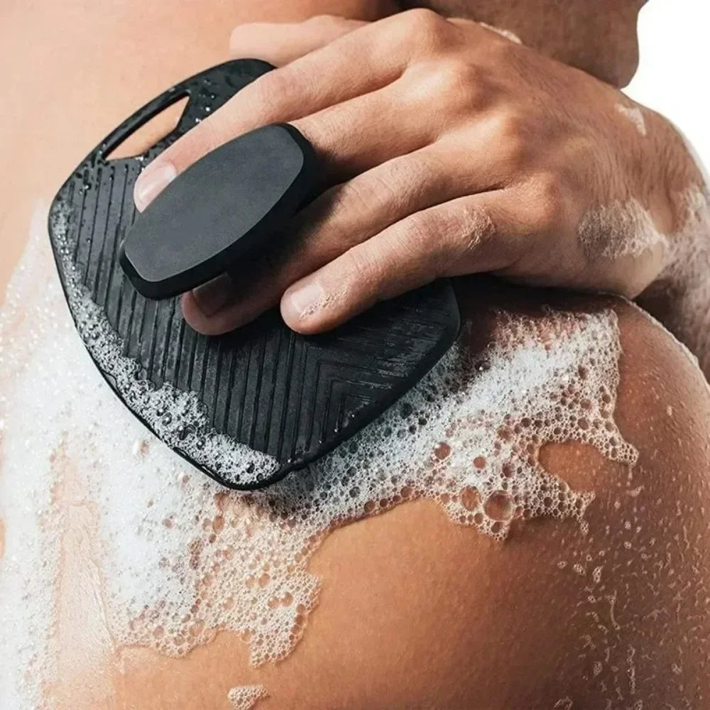 Cepillo Exfoliante de Silicona Suave para Cuerpo – Limpieza Profunda y Antideslizante.