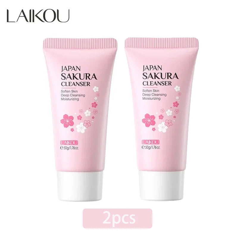 Limpiador Facial Sakura – Espuma Purificante con Flor de Cerezo 50g