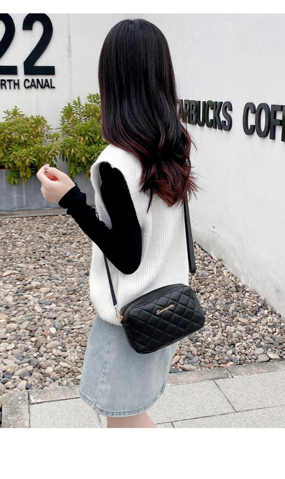 Bolso Acolchado Mini Crossbody