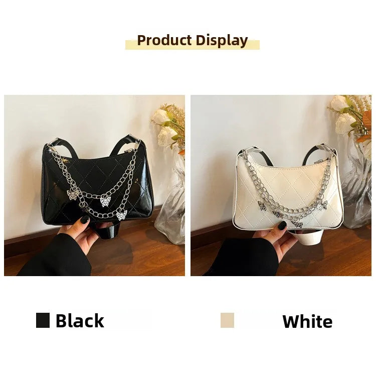 Bolso Nocturna con Cadenas Y mariposas.