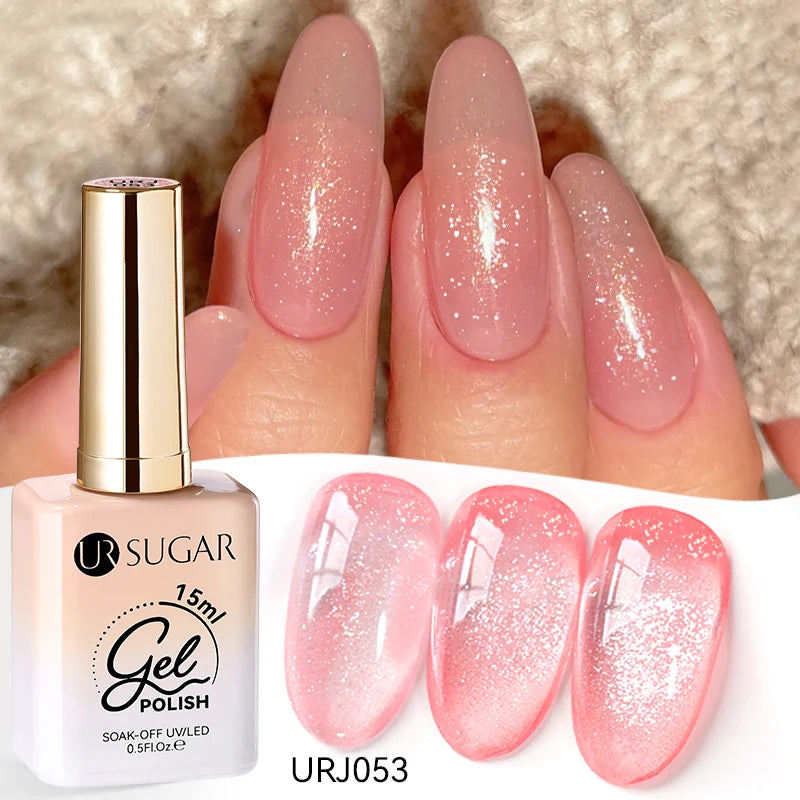 Esmalte Gel Semipermanente Jelly Nude — Set de Colores Nude