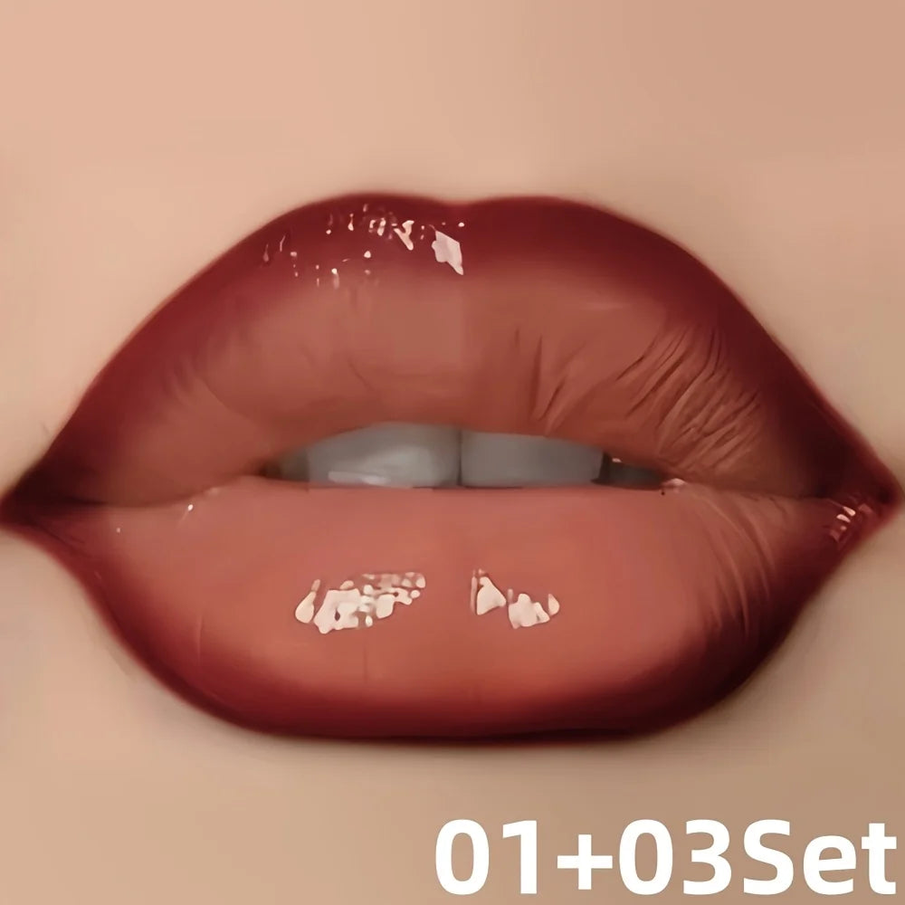 Kit Delineador + Gloss Labial Hidratante 3D