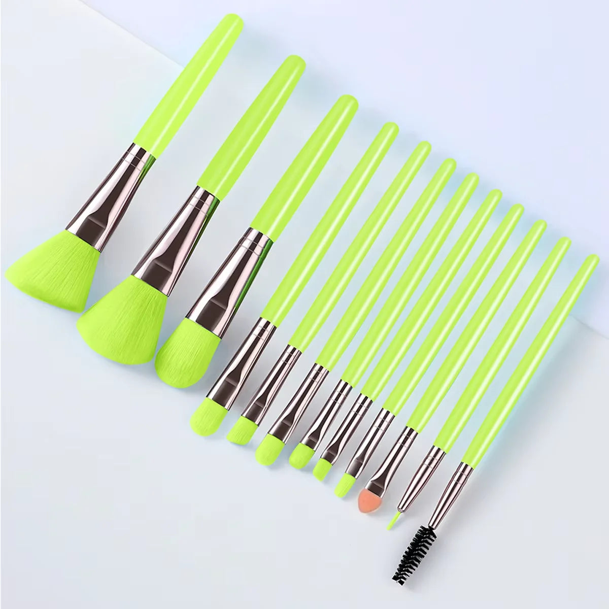 Set de 13 Brochas de Maquillaje Profesionales – Rostro, Ojos y Labios, Suaves y Antiderrame