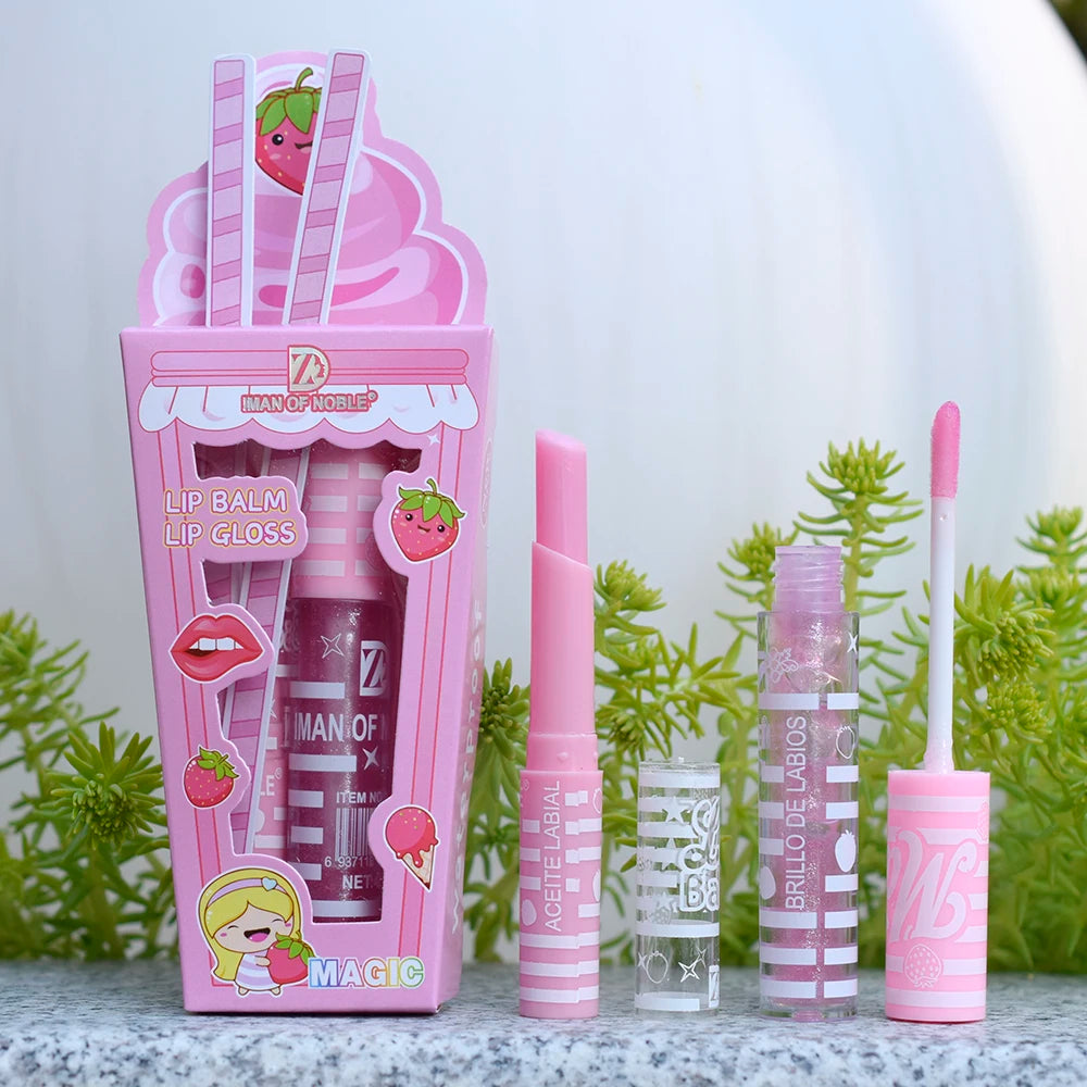 Sweet Cream Trio – Set de 3 Lip Gloss Brillantes