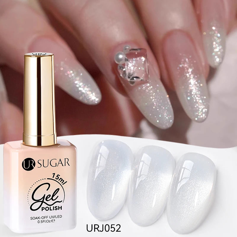 Esmalte Gel Semipermanente Jelly Nude — Set de Colores Nude