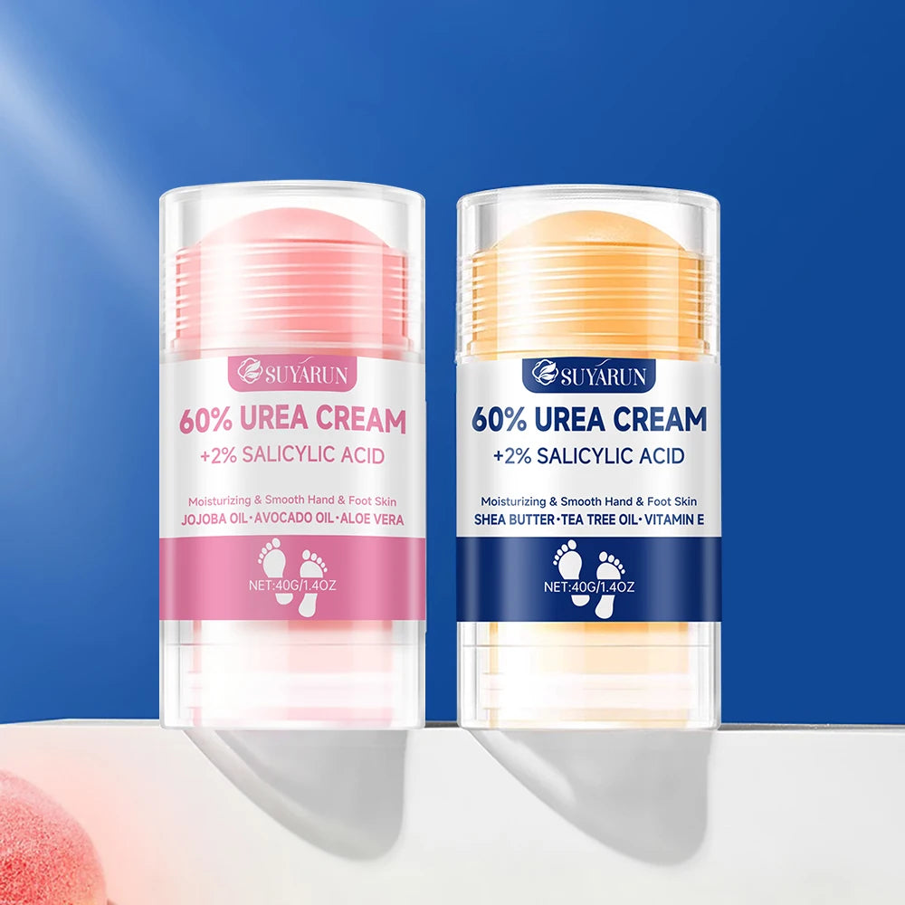 Barra Exfoliante para Pies con Urea 60% – Repara Talones Agrietados, Hidratación Profunda