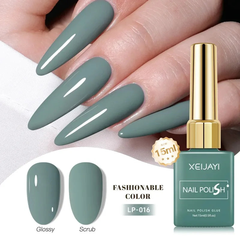 Esmalte Gel Semipermanente Multicolor – Efecto Hielo/Transparente.