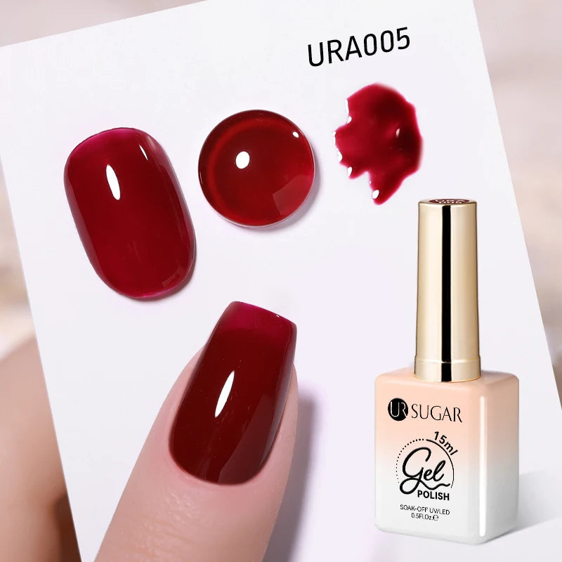 Esmalte Gel Semipermanente Jelly Nude — Set de Colores Nude