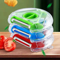 Set Pelador Multifuncional 3 en 1 — Rebanador, Rallador y Pelador de Verduras