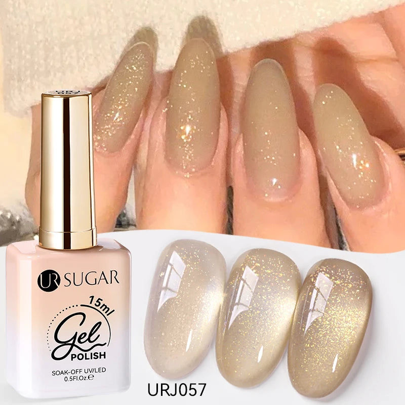 Esmalte Gel Semipermanente Jelly Nude — Set de Colores Nude