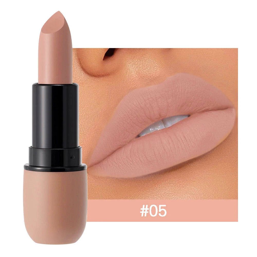 Labial Mate 6 Colores Ultra Suave
