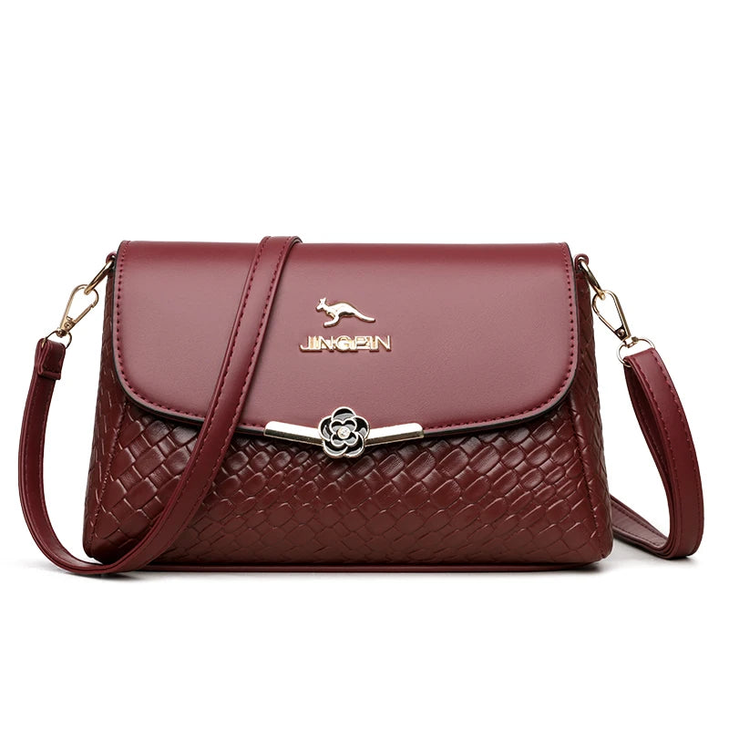 Bolso Retro Solapa Tejido
