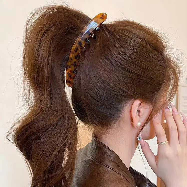 Broches Clip Grande para Cabello – Diseño Animal Print