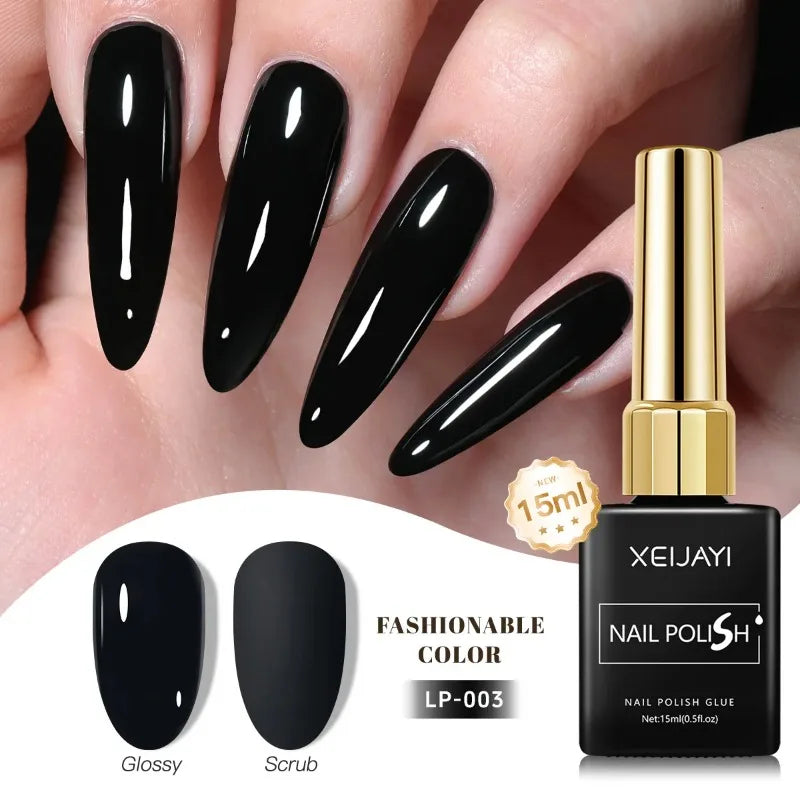 Esmalte Gel Semipermanente Multicolor – Efecto Hielo/Transparente.