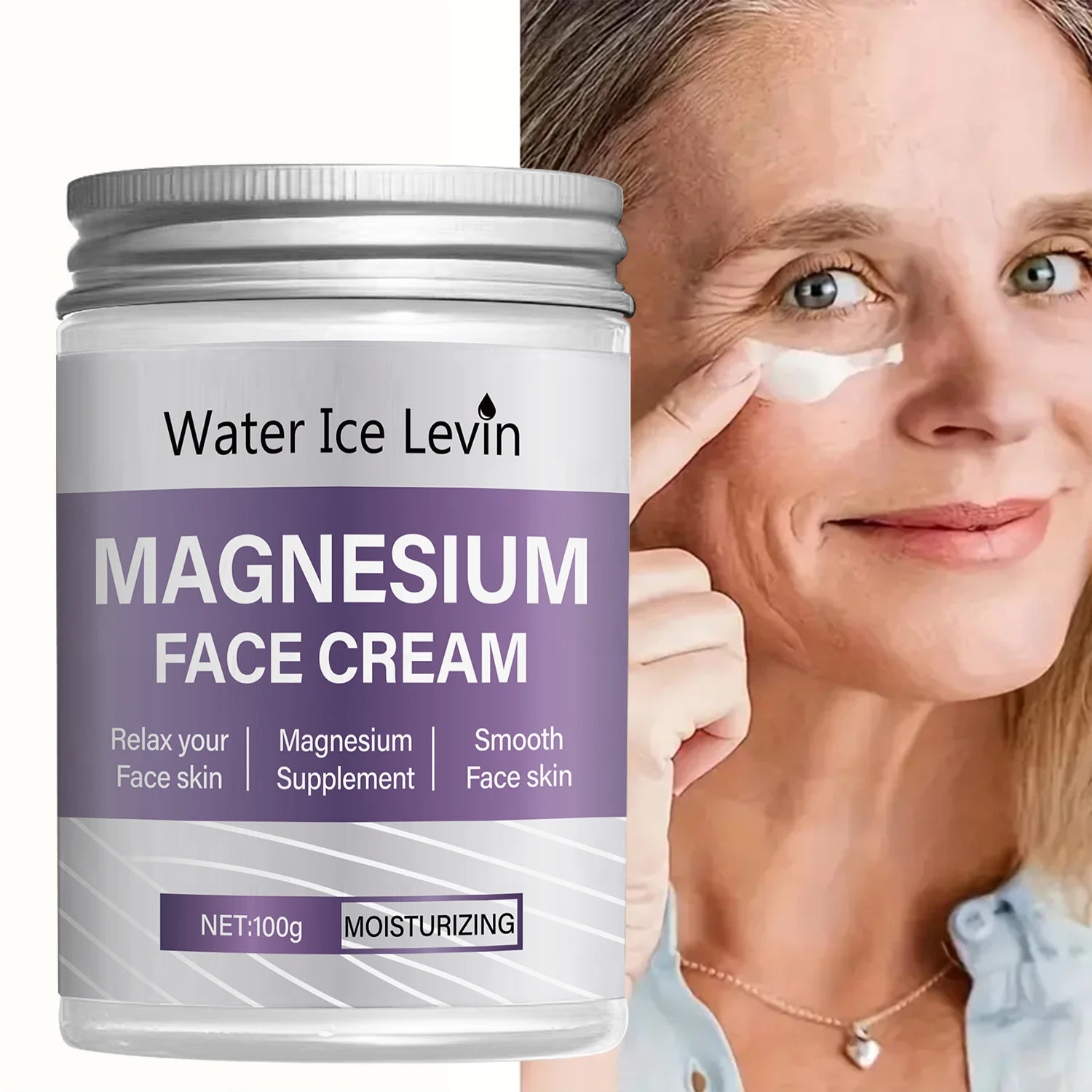 Crema Facial de Magnesio – Hidratación Profunda y Antiedad