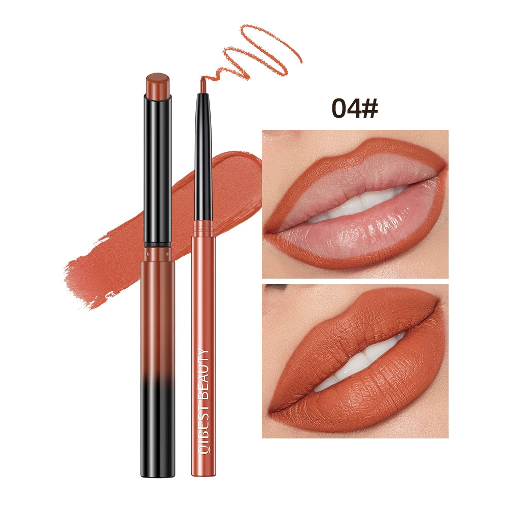 Set Lipliner + Labial Mate Nude QIBEST.