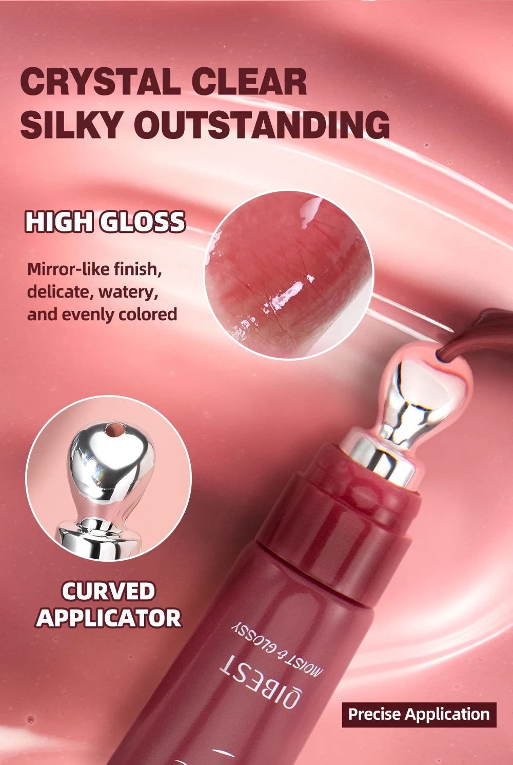 Lipgloss Efecto Espejo QIBEST